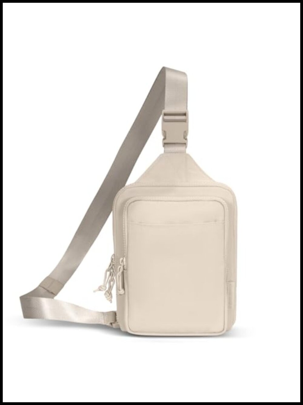 Nylon Sling Bag Convertible Crossbody Chest Purse Reversible Strap Travel
